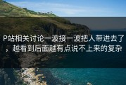 P站相关讨论一波接一波把人带进去了，越看到后面越有点说不上来的复杂