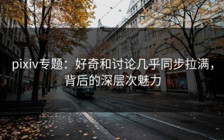 pixiv专题：好奇和讨论几乎同步拉满，背后的深层次魅力