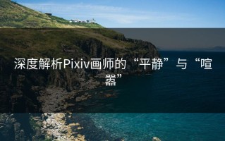 深度解析Pixiv画师的“平静”与“喧嚣”