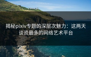 揭秘pixiv专题的深层次魅力：这两天谈资最多的网络艺术平台