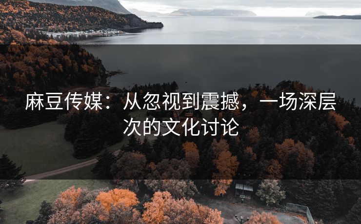 麻豆传媒：从忽视到震撼，一场深层次的文化讨论-第1张图片-p站网页版影视网 - p站内容页
